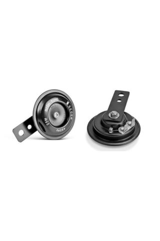 Motorsiklet Kornası ( 12 Volt / Küçük Kafa / Siyah )